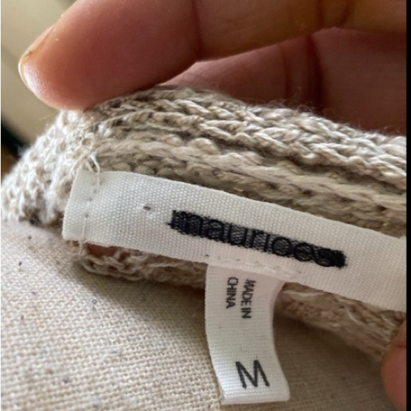 New women’s knitted open front casual work light brown cardigan sweater Sz M - Picture 7 of 8